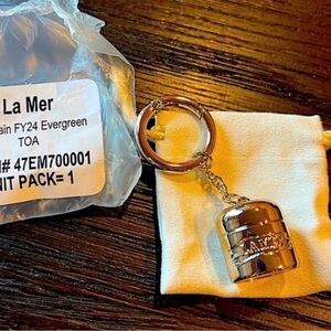 La Mer Shiny Silver Keychain